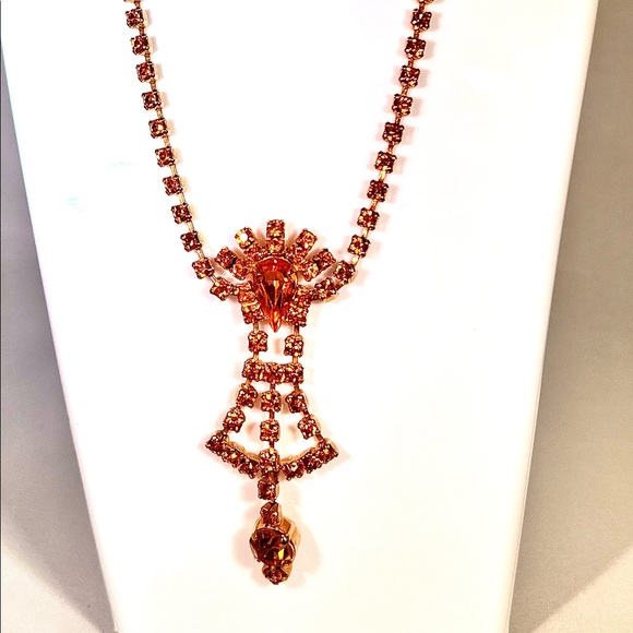 La Rel Vintage Rhinestone Necklace Earring Set - Picture 6 of 11